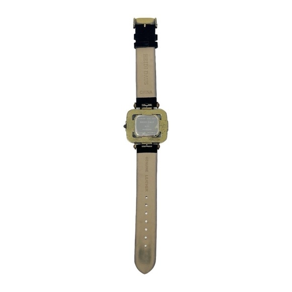 Heidi Daus Art Deco Swarovski Crystal Face Watch